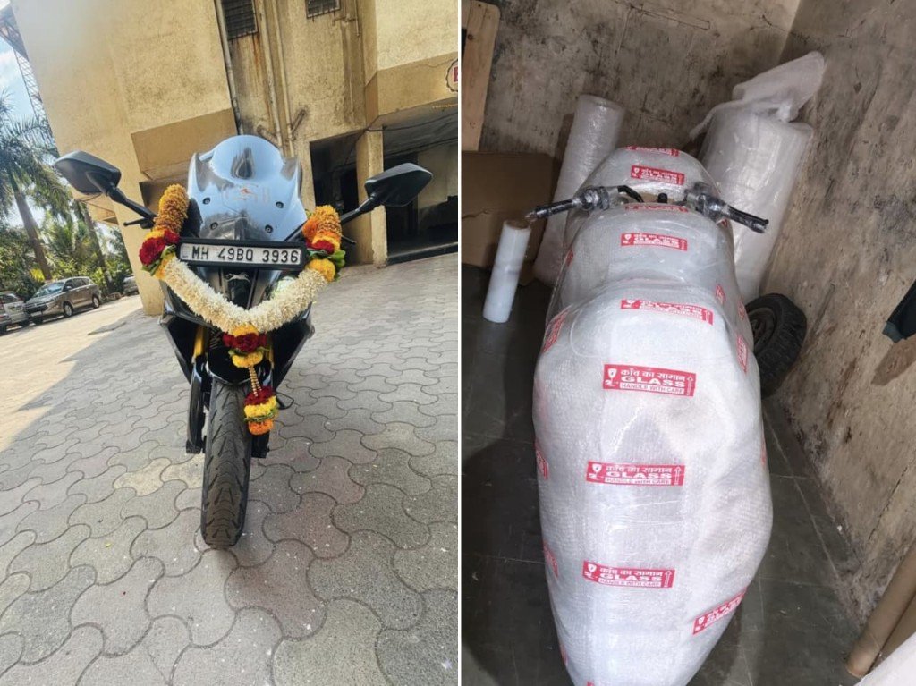 Bike Packing Before & After